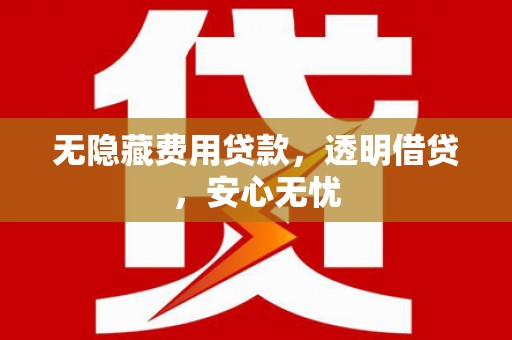 云林无隐藏费用贷款，透明借贷，安心无忧