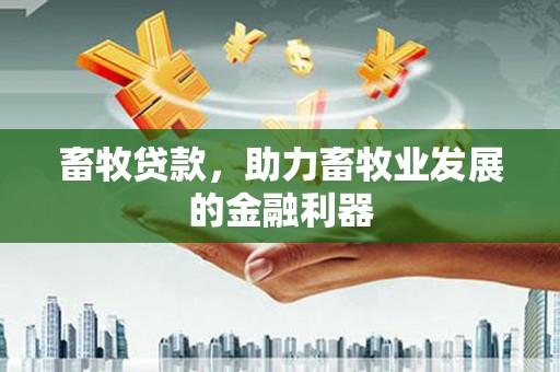 云林畜牧贷款，助力畜牧业发展的金融利器