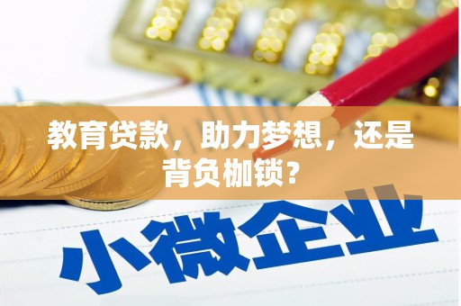 云林教育贷款，助力梦想，还是背负枷锁？