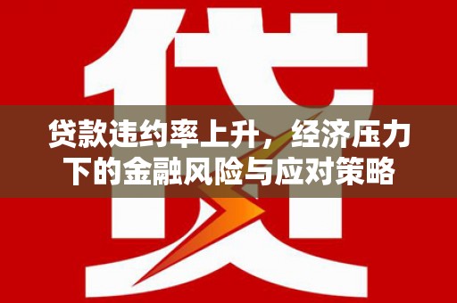云林贷款违约率上升，经济压力下的金融风险与应对策略