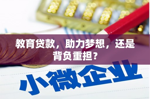 云林教育贷款，助力梦想，还是背负重担？