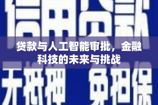 云林贷款与人工智能审批，金融科技的未来与挑战