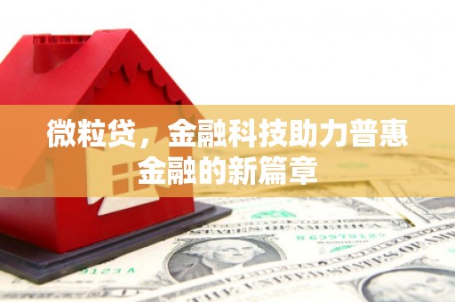云林微粒贷，金融科技助力普惠金融的新篇章