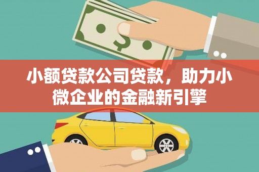 云林小额贷款公司贷款，助力小微企业的金融新引擎