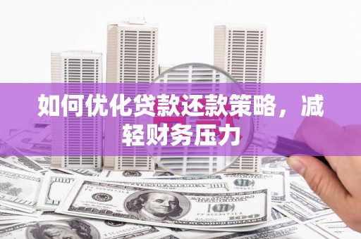 云林如何优化贷款还款策略，减轻财务压力