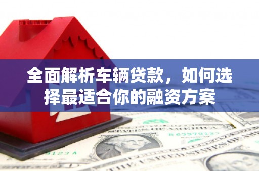 云林全面解析车辆贷款，如何选择最适合你的融资方案