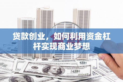 云林贷款创业，如何利用资金杠杆实现商业梦想