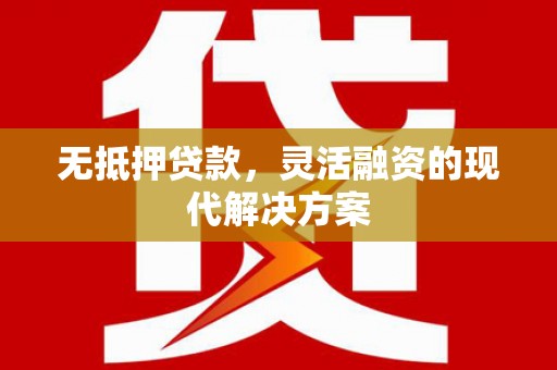 云林无抵押贷款，灵活融资的现代解决方案