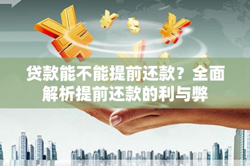 云林贷款能不能提前还款？全面解析提前还款的利与弊