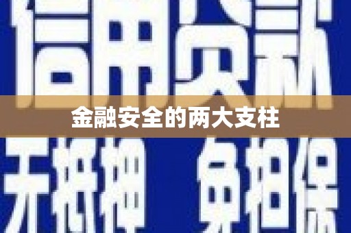 云林金融安全的两大支柱