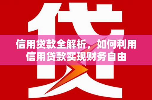 云林信用贷款全解析，如何利用信用贷款实现财务自由